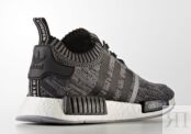 Кроссовки Adidas NMD_R1 Primeknit 'AI Camo Pack', серый CQ1863 | Grey фото 4