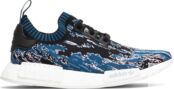 Кроссовки Adidas Sneakersnstuff x NMD_R1 Primeknit 'Datamosh 2.0', синий DB2842 | Blue фото 1