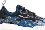 Кроссовки Adidas Sneakersnstuff x NMD_R1 Primeknit 'Datamosh 2.0', синий DB2842 | Blue фото 2