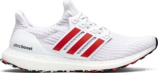 Кроссовки Adidas UltraBoost 4.0 'Red Stripes', красный