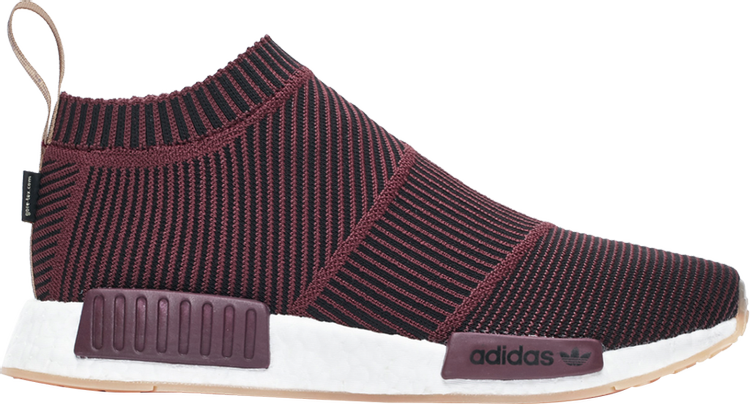 Кроссовки Adidas Sneakersnstuff x NMD_CS1 Primeknit Gore-Tex 'Burgundy', кр AQ0364 | Red фото 1