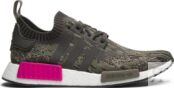 Кроссовки Adidas NMD_R1 Primeknit 'Utility Grey Camo', серый BZ0222 | Grey фото 1