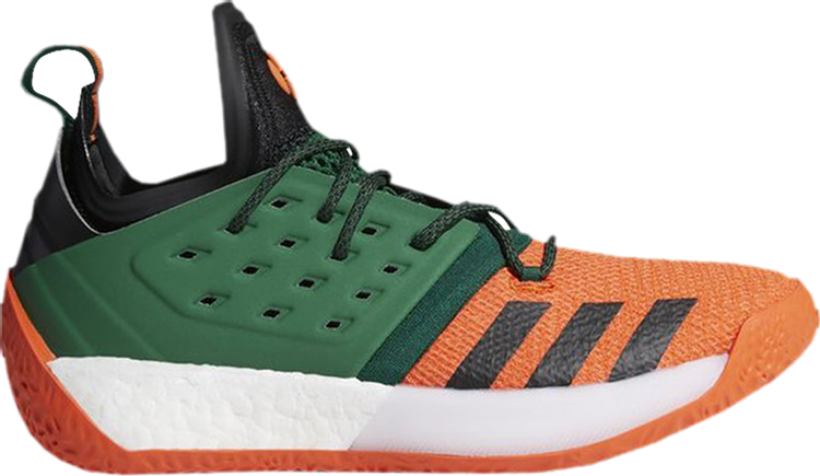 Кроссовки Adidas Harden Vol. 2 'University of Miami', оранжевый AQ0397 | Orange фото 1