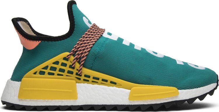 Кроссовки Adidas Pharrell x NMD Human Race Trail 'Sun Glow', зеленый AC7188 | Green фото 1