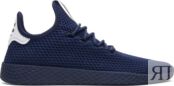 Кроссовки Adidas Pharrell x Tennis Hu 'Dark Navy Blue', синий BY8719 | Blue фото 1