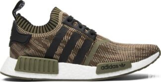 Кроссовки Adidas NMD_R1 Primeknit 'AI Camo Pack', зеленый