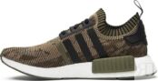 Кроссовки Adidas NMD_R1 Primeknit 'AI Camo Pack', зеленый CQ1864 | Green фото 3