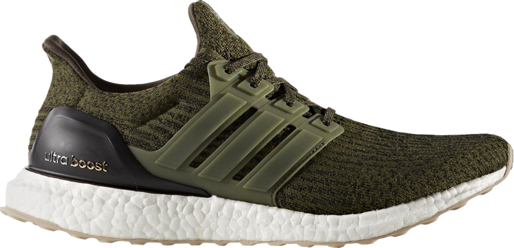 Кроссовки Adidas UltraBoost 3.0 'Night Cargo', зеленый S80637 | Green фото 1