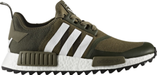 Кроссовки Adidas White Mountaineering x NMD_R1 Trail Primeknit 'Olive', зел