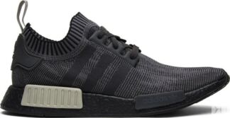 Кроссовки Adidas NMD_R1 Primeknit 'Black Olive', черный