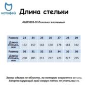 Стельки хлопковые универсальные Котофей 01003005-10 01003005-10 фото 2