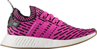 Кроссовки Adidas NMD_R2 Primeknit 'Japan Shock Pink', розовый