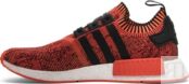 Кроссовки Adidas NMD_R1 Primeknit 'AI Camo Pack', красный CQ1865 | Red фото 3