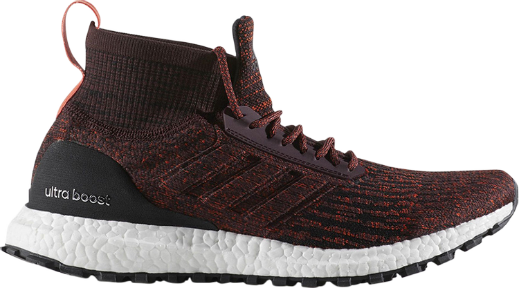 Кроссовки Adidas UltraBoost ATR Mid 'Burgundy', красный S82035 | Red фото 1