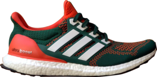 Кроссовки Adidas UltraBoost 1.0 'Miami Hurricanes', зеленый