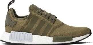 Кроссовки Adidas NMD_R1 'Olive', зеленый