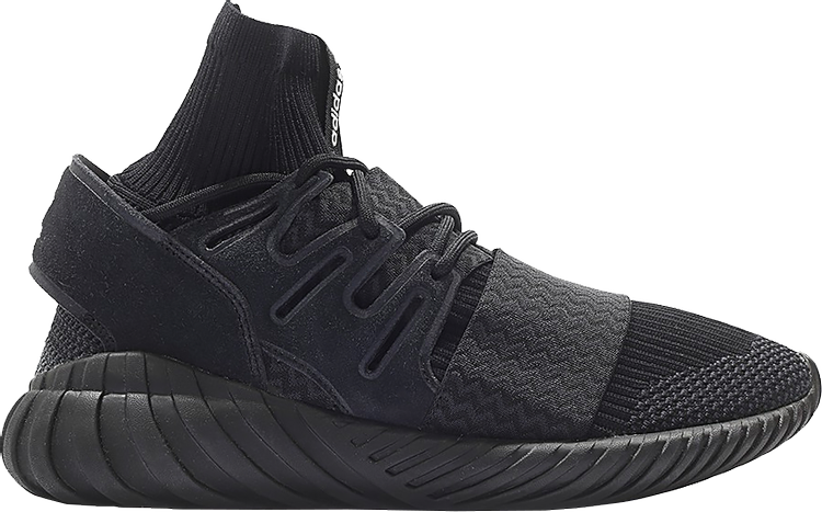 Кроссовки Adidas Tubular Doom PK 'Triple Black' 2.0, черный S80508 | Black фото 1