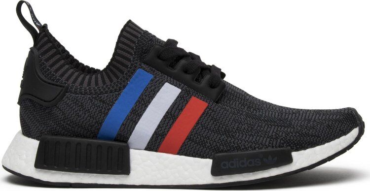 Кроссовки Adidas NMD_R1 Primeknit 'Tri Color', черный BB2887 | Black фото 1