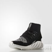 Кроссовки Adidas Tubular Doom Primeknit 'Black White', черный S80096 | Black фото 2