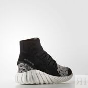 Кроссовки Adidas Tubular Doom Primeknit 'Black White', черный S80096 | Black фото 4