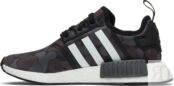 Кроссовки Adidas A Bathing Ape x NMD_R1 'Black Camo', черный BA7325 | Black фото 3