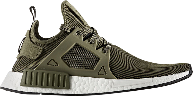 Кроссовки Adidas NMD_XR1 Primeknit 'Olive Cargo', зеленый S32217 | Green фото 1