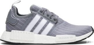 Кроссовки Adidas Bedwin & The Heartbreakers x NMD_R1 'Grey Pinstripe', серы