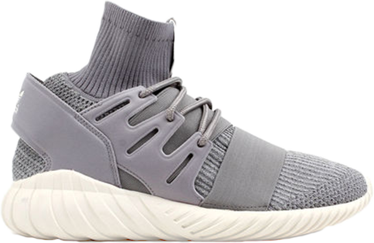 Кроссовки Adidas Tubular Doom Primeknit 'Medium Solid Grey', серый S74920 | Grey фото 1