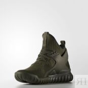 Кроссовки Adidas Tubular X Primeknit 'Night Cargo', зеленый S76713 | Green фото 2