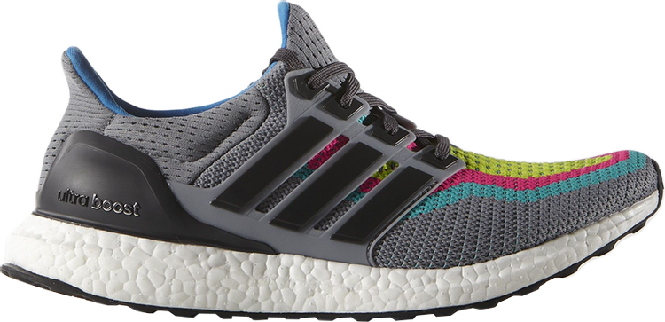 Кроссовки Adidas UltraBoost 2.0 'Rainbow Gradient', серый AQ4003 | Grey фото 1