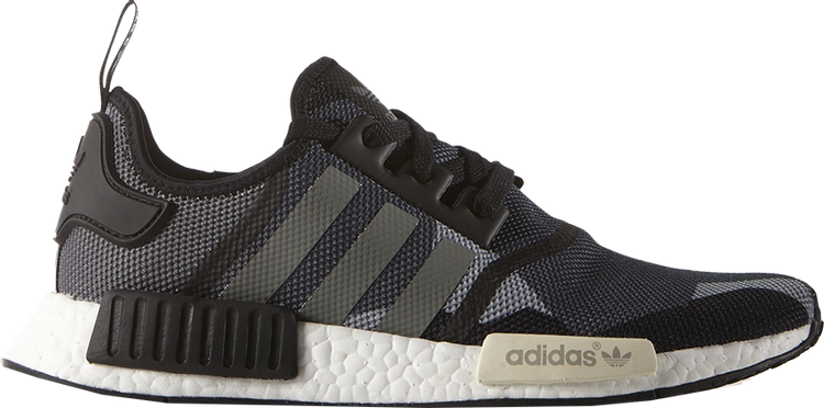 Кроссовки Adidas NMD_R1 'Black Camo', черный S79163 | Black фото 1