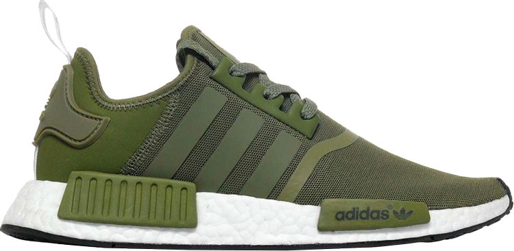 Кроссовки Adidas NMD R1 'Olive Cargo', зеленый BY2504 | Green фото 1