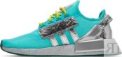 Кроссовки Adidas South Park x NMD_R1 V2 'Professor Chaos', бирюзовый GY6477 | Teal фото 3