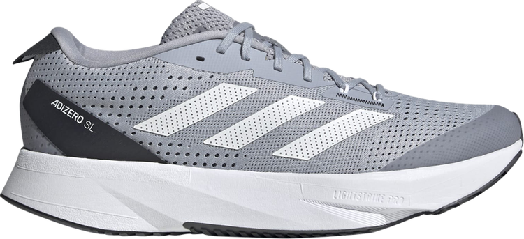 Кроссовки Adidas Adizero SL 'Halo Silver Carbon', серебряный HQ1347 | Silver фото 1