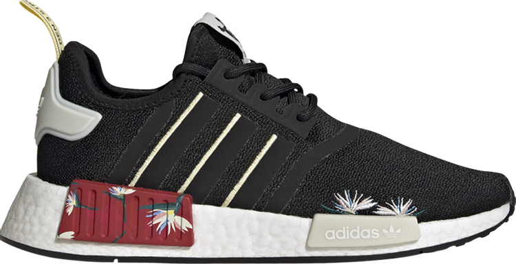 Кроссовки Adidas Thebe Magugu x Wmns NMD_R1 'Birds of Paradise', черный GX2074 | Black фото 1