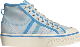 Кроссовки Adidas Wmns Nizza Platform Mid 'Almost Blue Pantone', синий