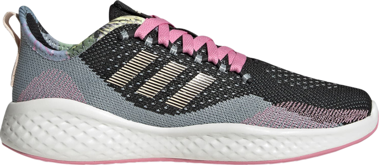 Кроссовки Adidas Wmns Fluidflow 2.0 'Black Bliss Pink', черный GX7290 | Black фото 1