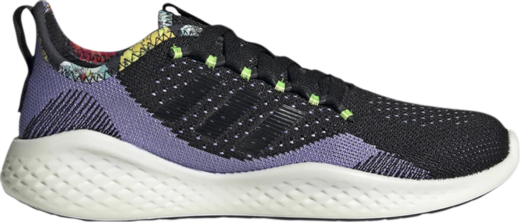 Кроссовки Adidas Wmns Fluidflow 2.0 'Black Purple', черный GX8730 | Black фото 1