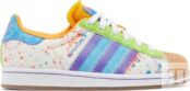 Кроссовки Adidas S.E.E.D x Wmns Superstar G20 CM 201 'Paint Splattered', ор GX2235 | Orange фото 1