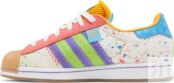 Кроссовки Adidas S.E.E.D x Wmns Superstar G20 CM 201 'Paint Splattered', ор GX2235 | Orange фото 3