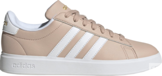 Кроссовки Adidas Wmns Grand Court Cloudfoam 'Wonder Taupe', загар