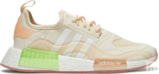 Кроссовки Adidas Wmns NMD_R1 'Wonder White Signal Green', кремовый