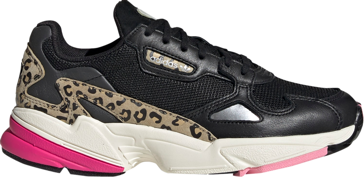 Кроссовки Adidas Wmns Falcon 'Leopard', черный FU6894 | Black фото 1