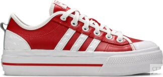 Кроссовки Adidas Wmns Nizza RF Platform 'Heart Embossed - Scarlet', красный