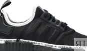 Кроссовки Adidas Wmns NMD_R1 'Black Tape Logo', черный