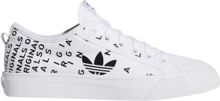 Кроссовки Adidas Wmns Nizza Trefoil 'Cloud White', черный EF5075 | Black фото 1