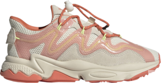 Кроссовки Adidas Wmns Ozweego Plus 'Cream Semi Coral', кремовый