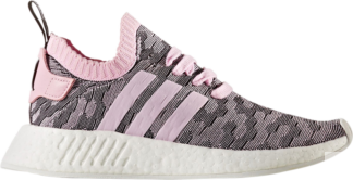 Кроссовки Adidas Wmns NMD_R2 Primeknit 'Wonder Pink', розовый