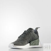 Кроссовки Adidas Wmns NMD R2, темно-серый/белый BA7261 | Green фото 2