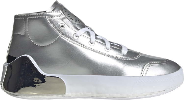 Кроссовки Adidas Stella McCartney x Wmns Treino Mid 'Silver Metallic', сере H00019 | Silver фото 1